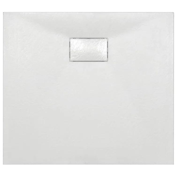 VidaXL Shower Base Pan with Center Drain Shower Tray Bath Pan SMC Rectangular