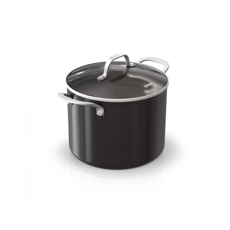 Ninja Ninja Foodi Neverstick 6 1/2-Quart Stock Pot With Glass Lid
