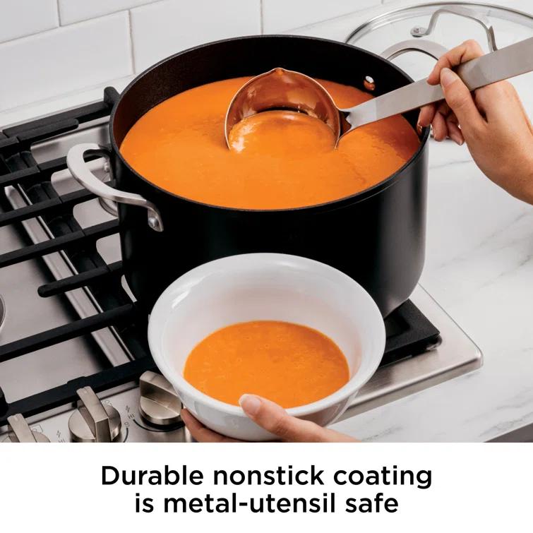 Ninja Ninja Foodi Neverstick 6 1/2-Quart Stock Pot With Glass Lid