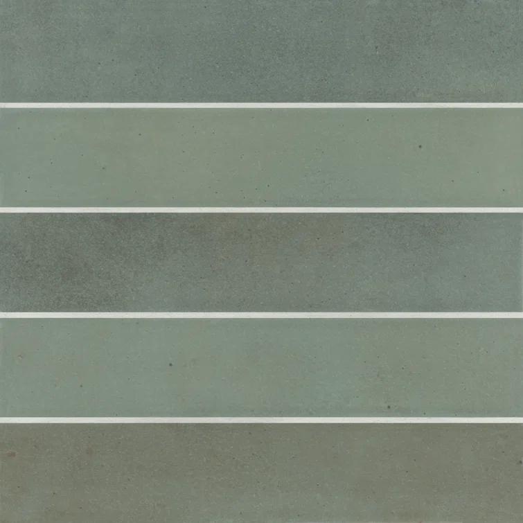 Celine 2.5" x 12" Porcelain Mosaic Wall & Floor Tile