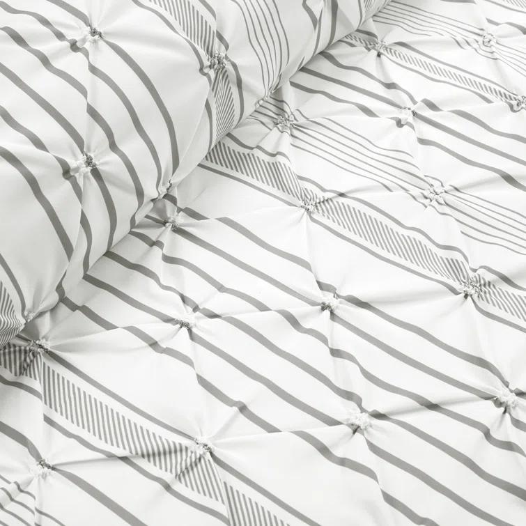 Lush Decor Ravello Pintuck 5 Piece Comforter Set