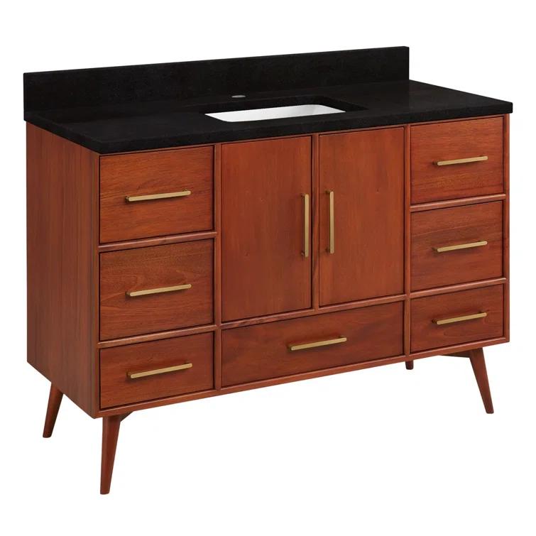 48" Novak Single Bathroom Vanity Set with Rectangular Undermount Sink
