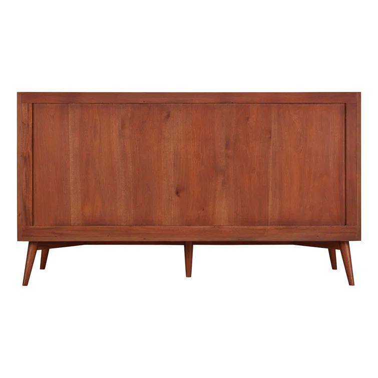 60" Novak Double Bathroom Vanity Set with Rectangular Undermount Sinks