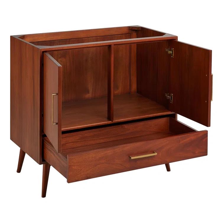 36" Novak Single Bathroom Vanity Set with Oval Undermount Sink