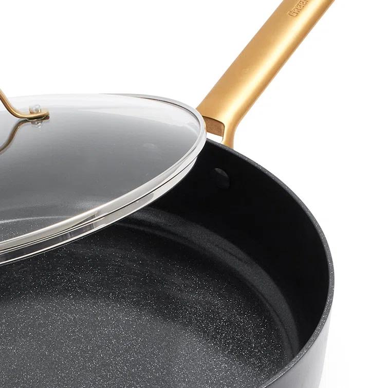 GreenPan GreenPan Reserve Black Healthy Ceramic Nonstick 16-piece Cookware Set