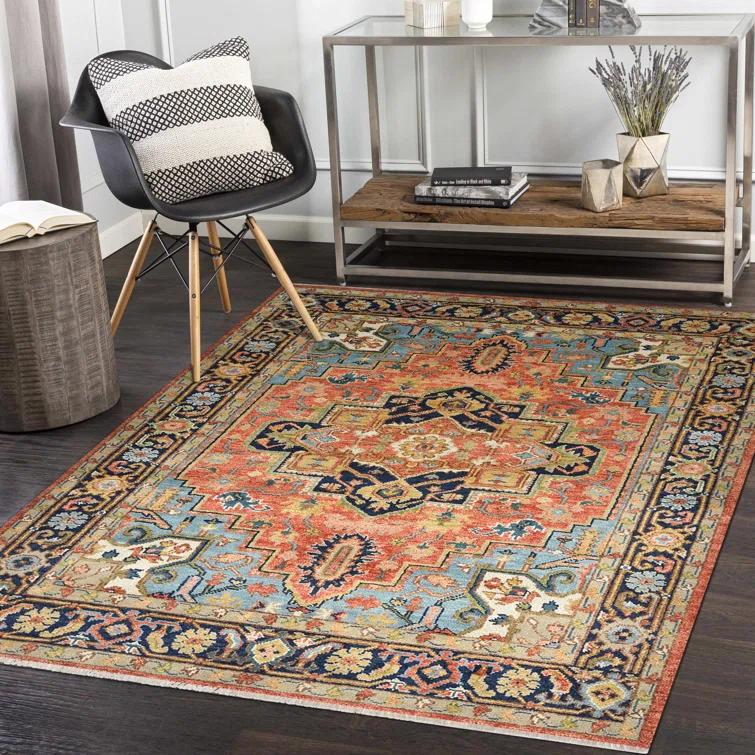 Handmade Geometric Wool 8' x 10' Rectangular Rug