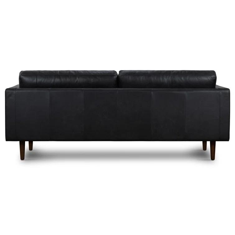 Napa 88.5'' Full-Grain Genuine Italian Leather Sofa
