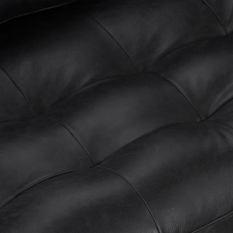 Napa 88.5'' Full-Grain Genuine Italian Leather Sofa