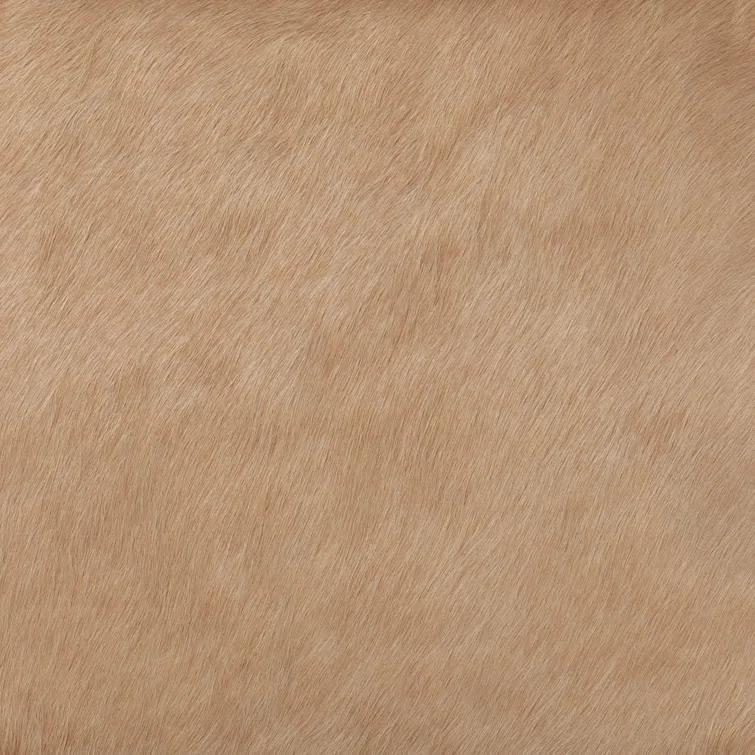 Palomino Leather Upholstered Side Chair with Wood Accents