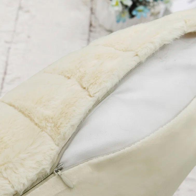 Home Soft Things Luxury Rabbit Faux Fur Throw Blanket