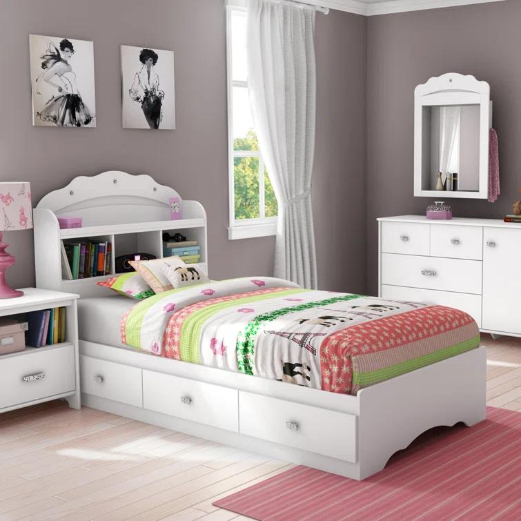 Tiara Twin Mate's & Captain's Bed with Drawers