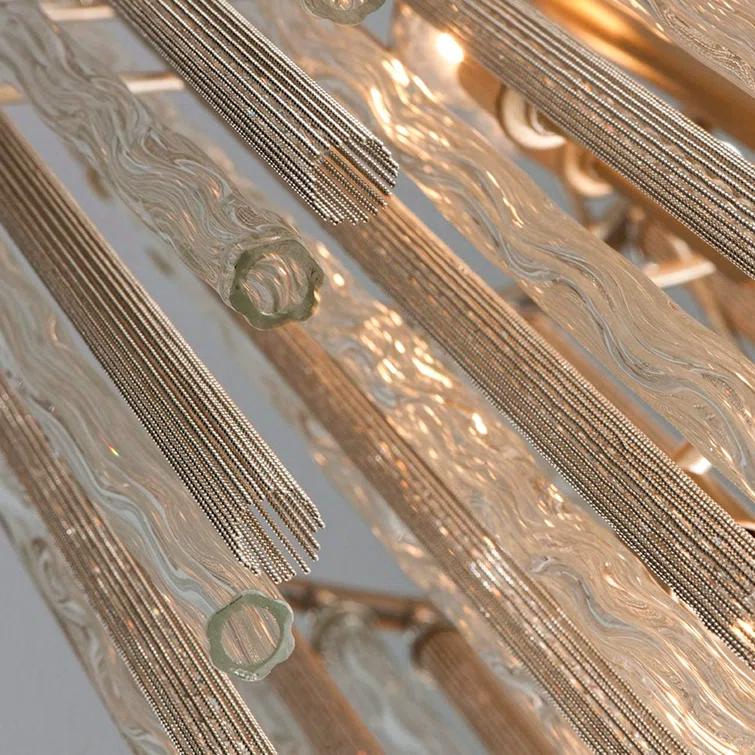 Chimera 10-Light Shaded Tiered Chandelier