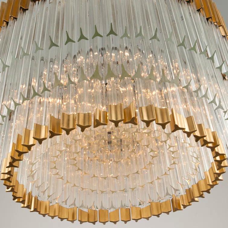 Charisma 10-Light Shaded Tiered Chandelier