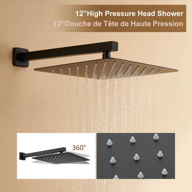 Herathena Complete Shower System with Rough in-Valve