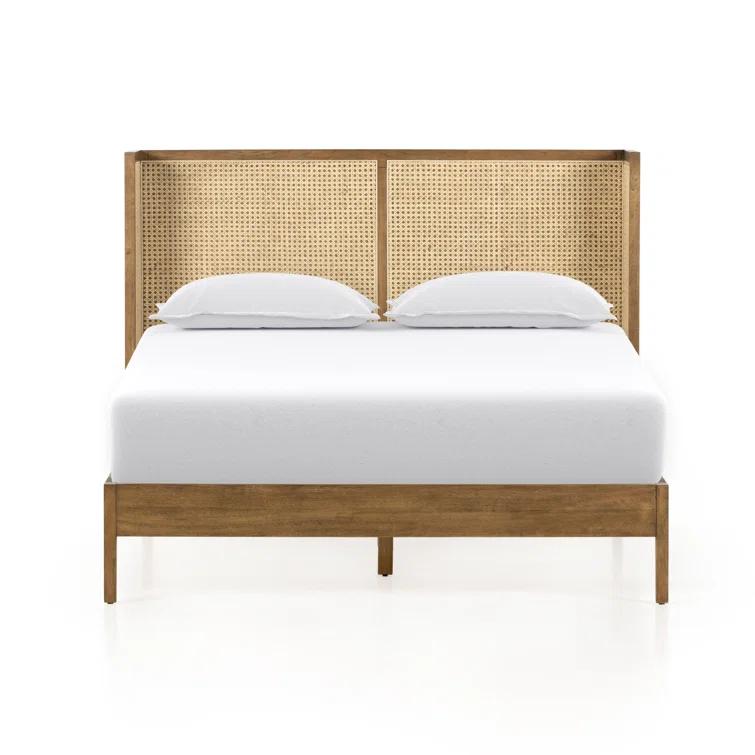 Jeni Platform Bed - Natural / Queen