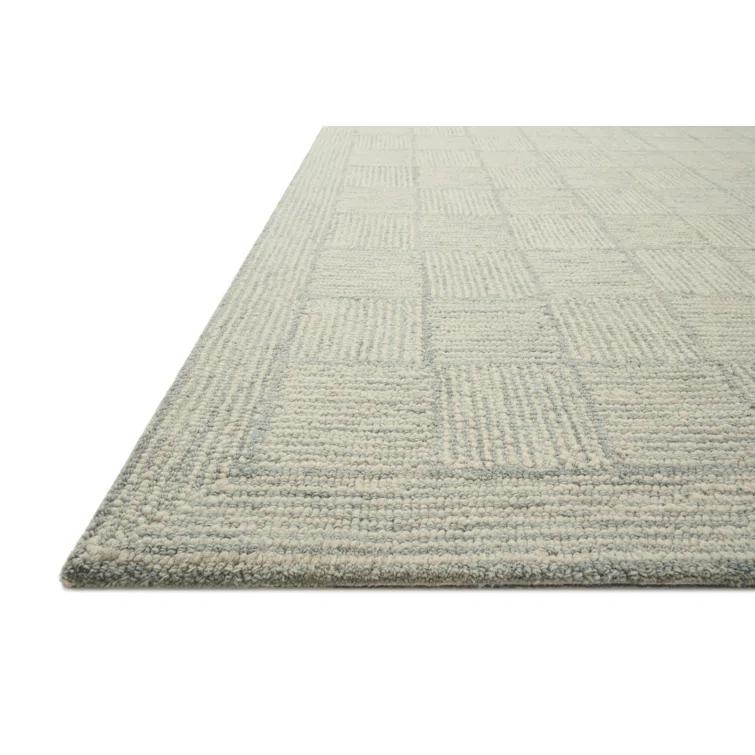 Chris Loves Julia x Loloi Chris Loves Julia x Loloi Francis Collection FRA-03 Silver / Sky, Contemporary  Area Rug