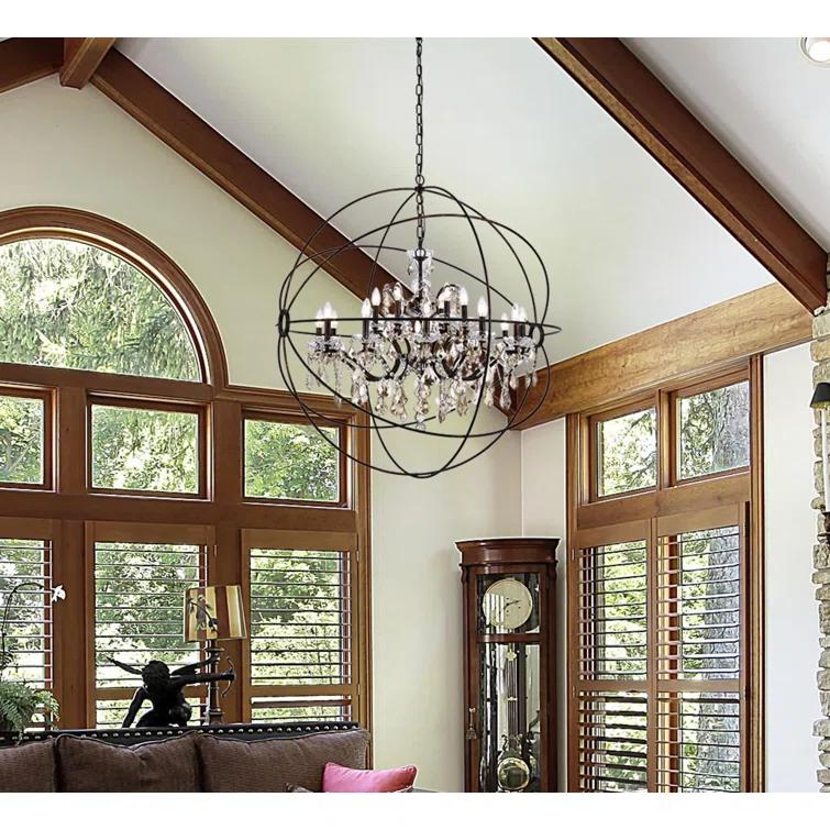 Svante 18 - Light Dimmable Globe Chandelier
