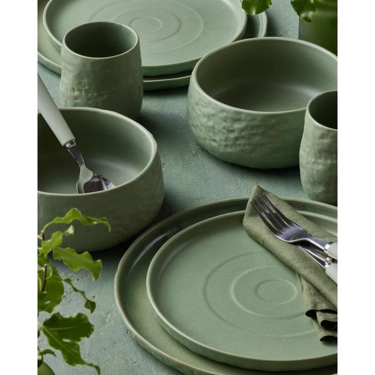 Stone by Mercer Project Shosai 32-Piece Dinnerware Set Stoneware