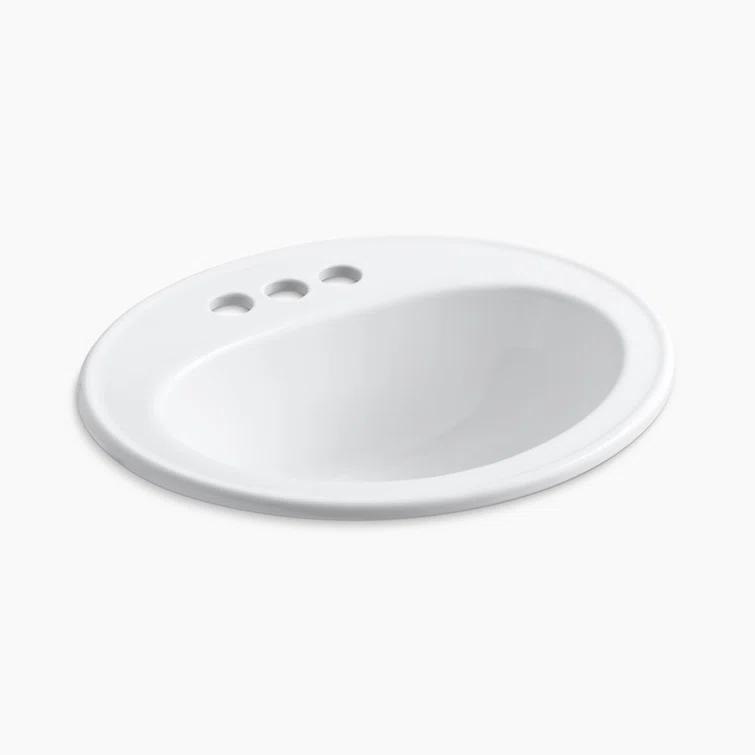 Pennington® Self-Rimming Drop-in Bathroom Sink with 4" Centers
