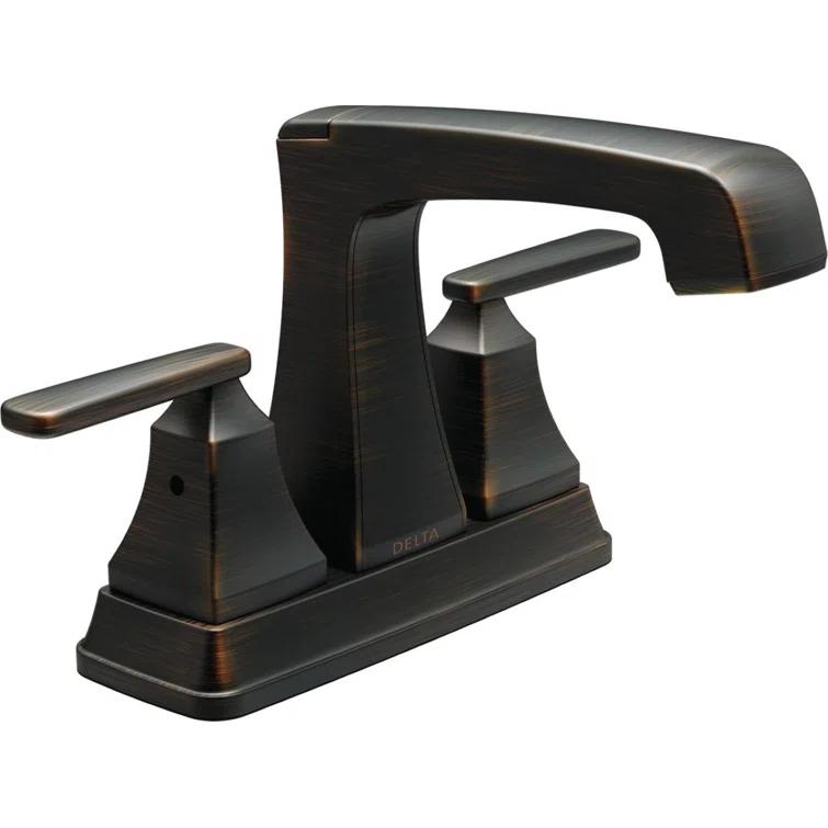 Ashlyn Centerset Bathroom Faucet with Drain Assembly, 2-handle Bathroom Sink Faucet