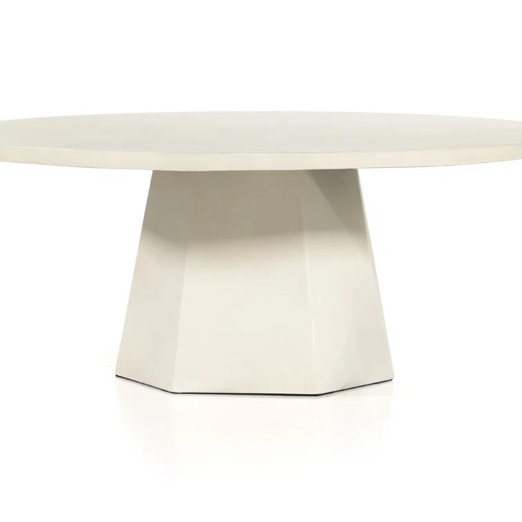 Schuller Indoor / Outdoor Round Coffee Table - White