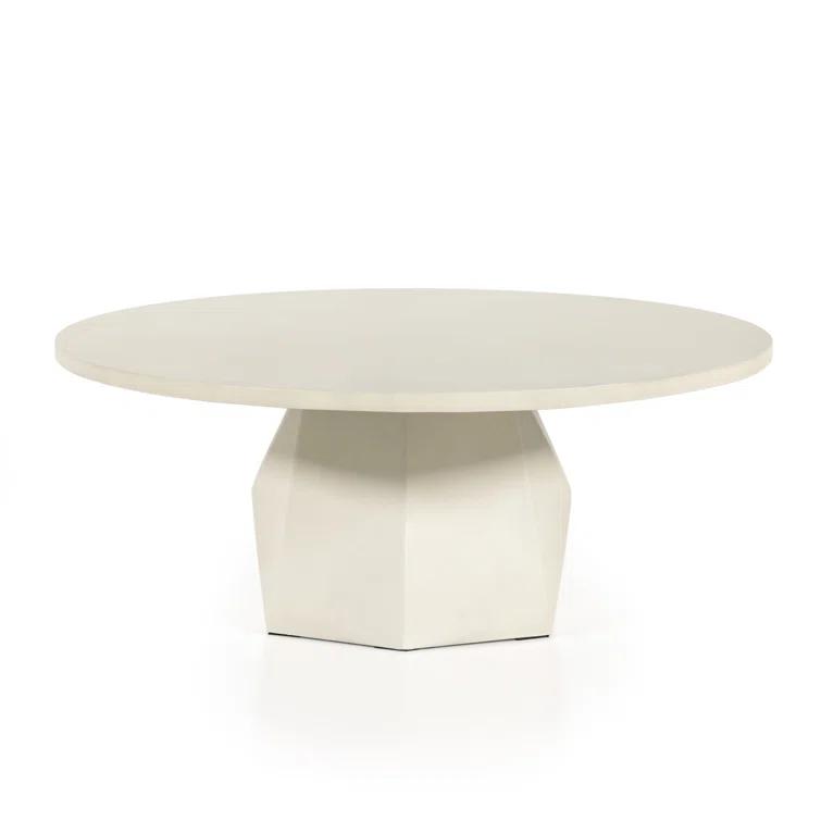 Schuller Indoor / Outdoor Round Coffee Table - White