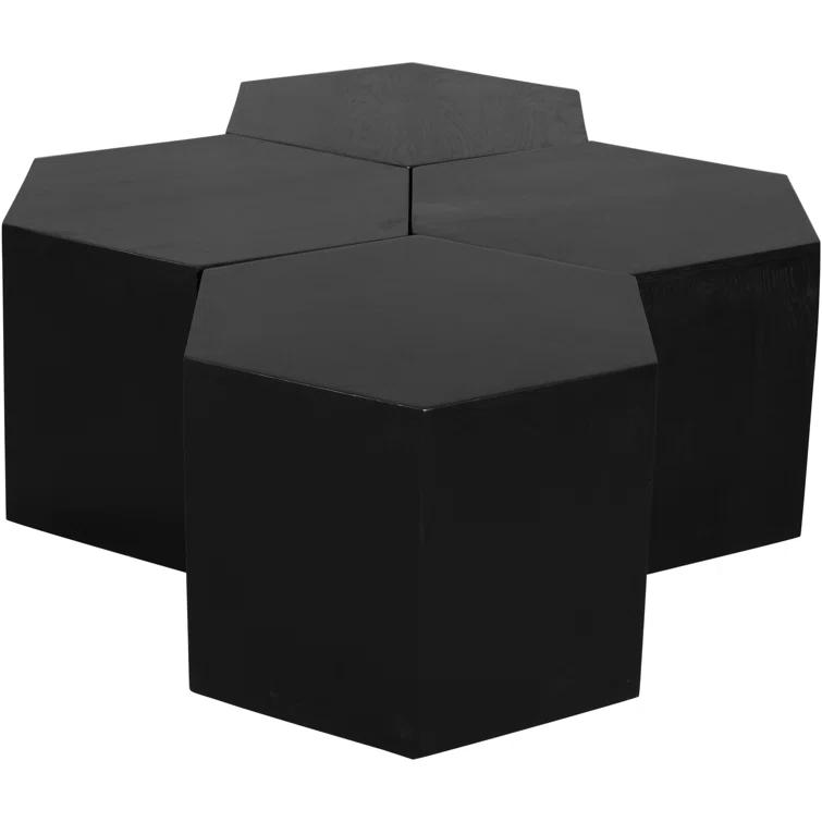Wrought Studio™ Hortensa Solid Wood Coffee Table (Set of 4)