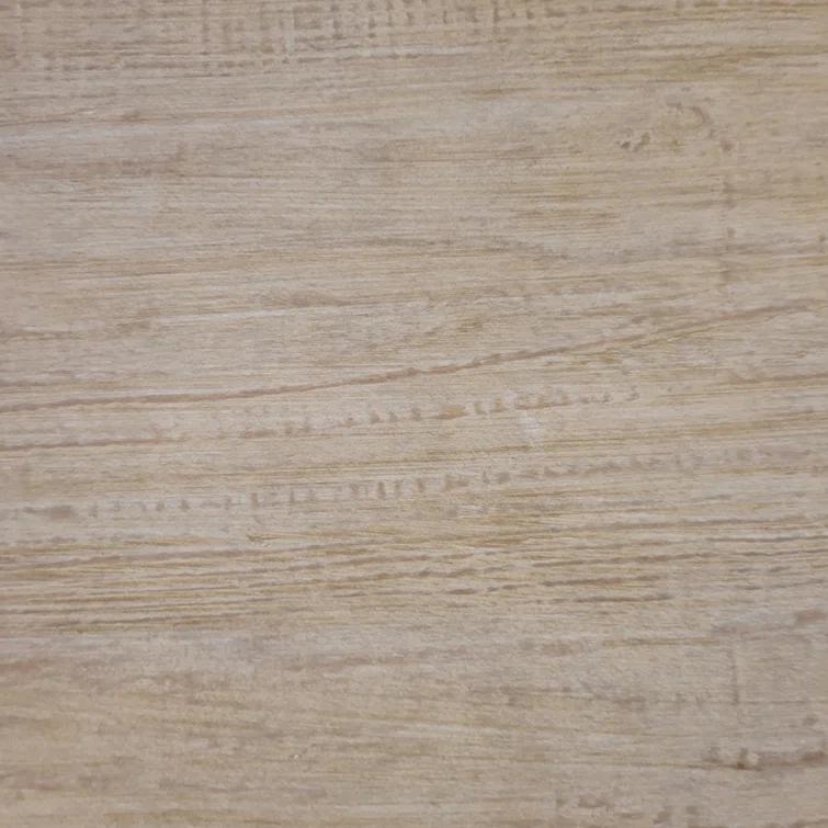 Harley 24" White Wash Solid Pine Wood Round End Table