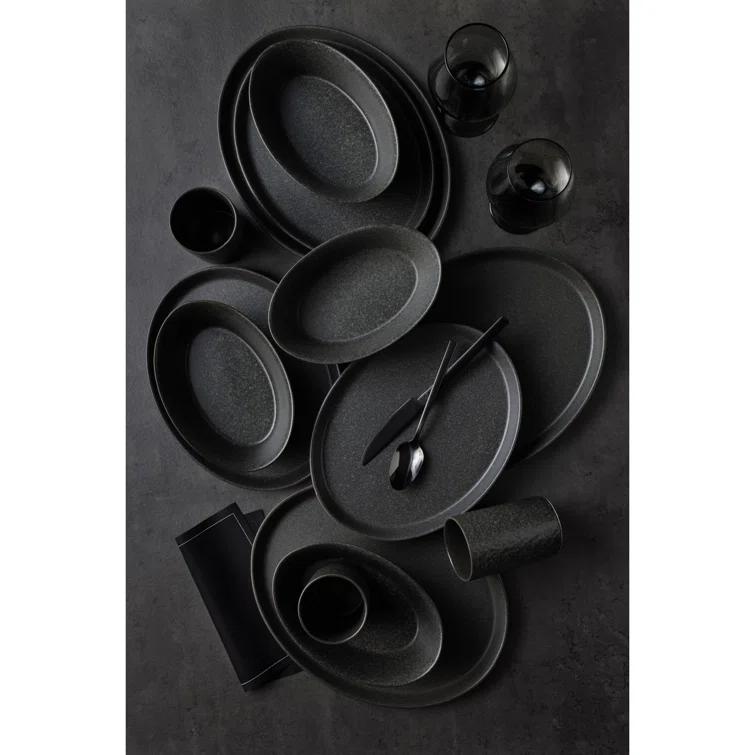 Stone by Mercer Project Katachi 32-Piece Dinnerware Set Stoneware