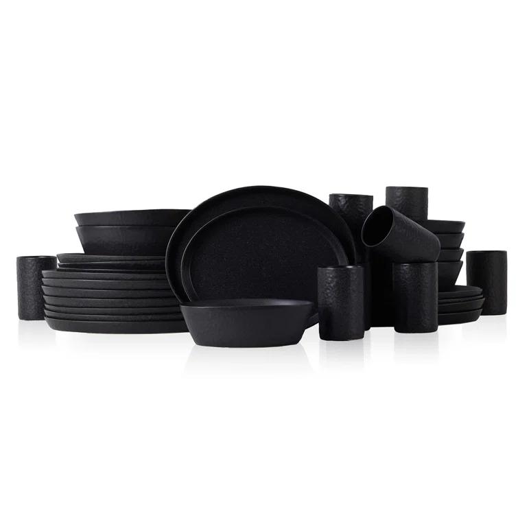 Stone by Mercer Project Katachi 32-Piece Dinnerware Set Stoneware