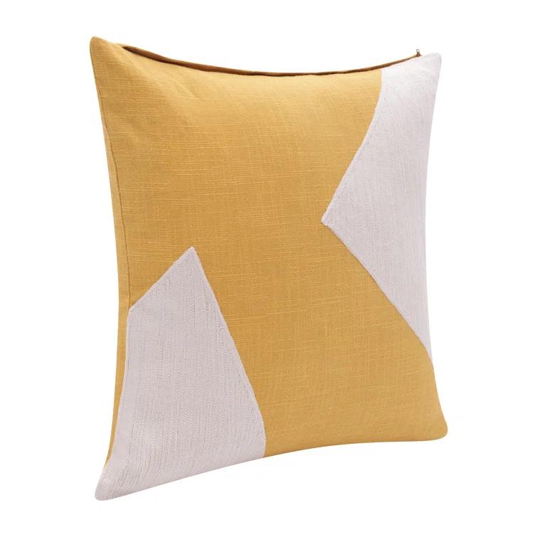 Auburn Geometric Cotton Throw Pillow