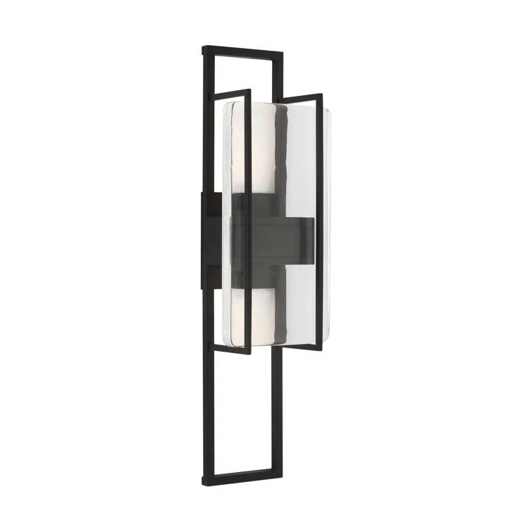 Duelle Nightshade Black LED Dimmable Wall Sconce