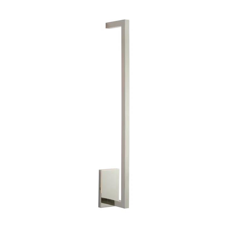 Stagger Sleek Dimmable LED Wall Sconce in Polished Nickel