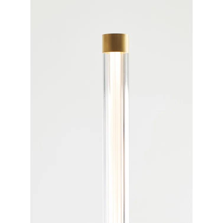 Phobos Sculptural LED Chandelier in Natural Brass, 36" Diameter