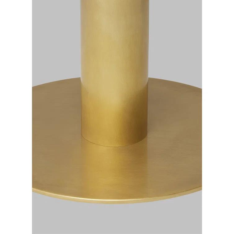 Ebell 65.9'' Natural Brass Outdoor Chandelier-Style LED Floor Lamp