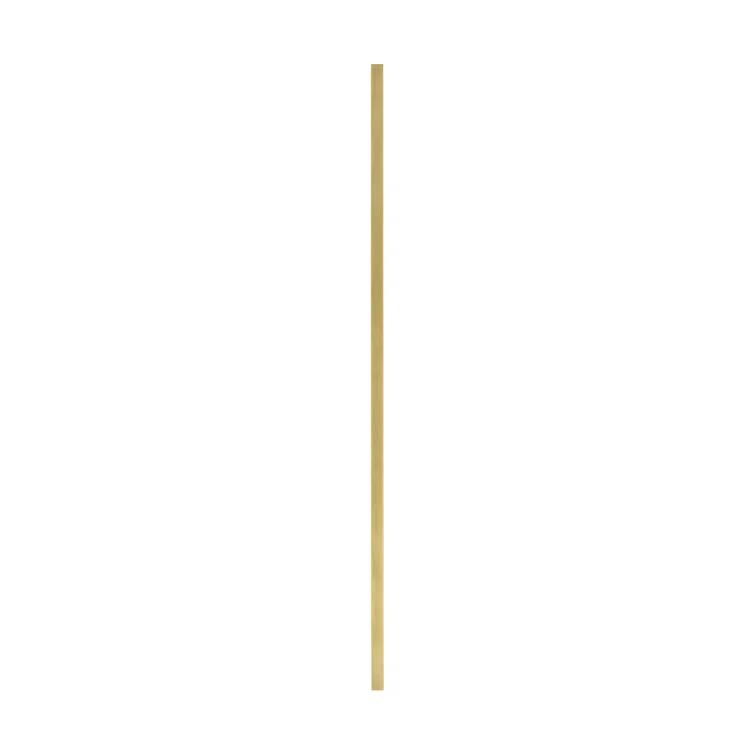 Stagger Sleek Dimmable LED Brass Wall Sconce 37.1" H