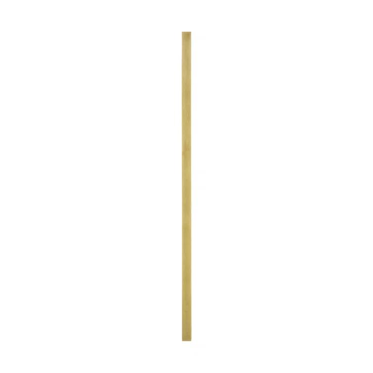 Stagger Natural Brass Slim LED Wall Sconce, Dimmable 25.1"