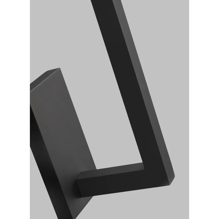 Stagger 25.1" Black Dimmable LED Wall Sconce