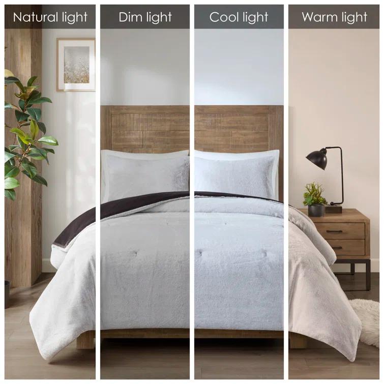 510 Design Sawyer Faux Fur to Mink Down Alternative Comforter Set