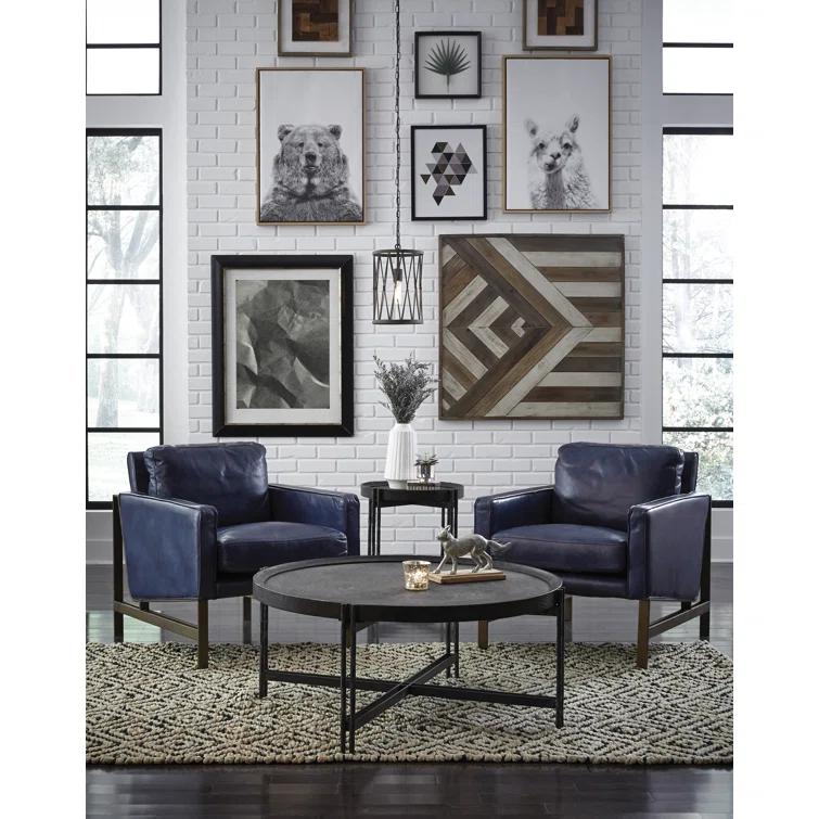Classic Home Chad Leather Armchair