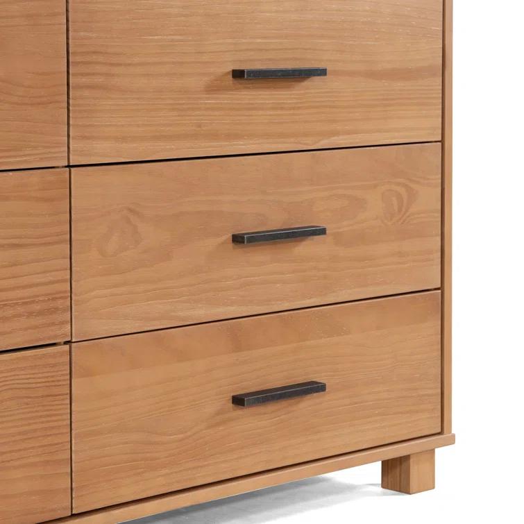 Loft Solid Wood 61.5'' W 6 - Drawer Dresser
