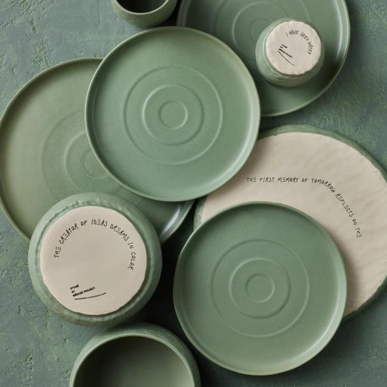 Stone by Mercer Project Shosai 32-Piece Dinnerware Set Stoneware