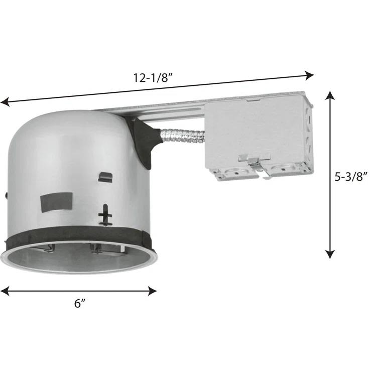 Incandescent Shallow 5" Remodel Recessed Housing