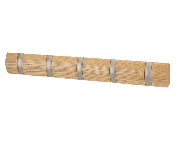 Flip 5 - Hook Solid Wood Coat Rack