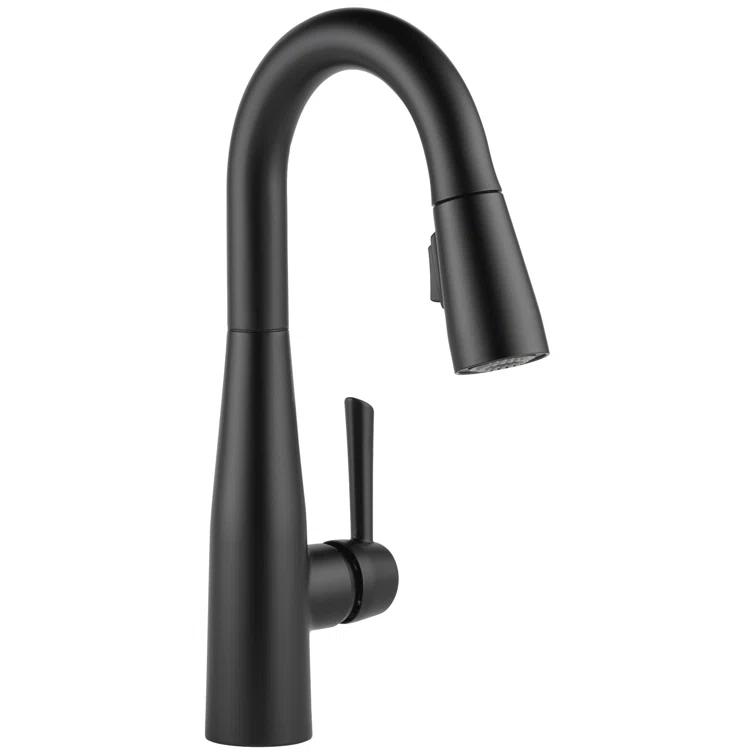 Essa Pull Down Sprayer Bar Faucet, Single Handle Prep Sink Faucet
