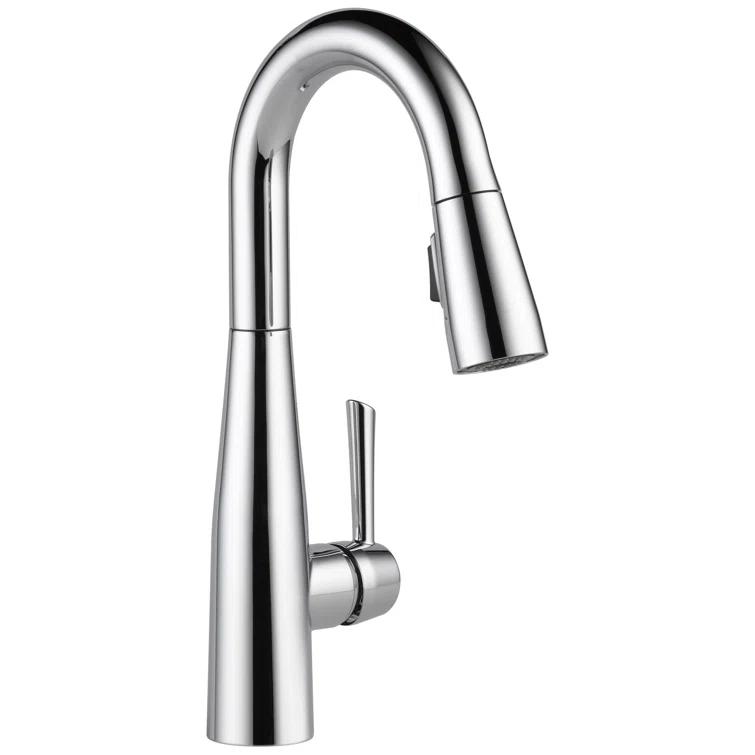 Essa Pull Down Sprayer Bar Faucet, Single Handle Prep Sink Faucet