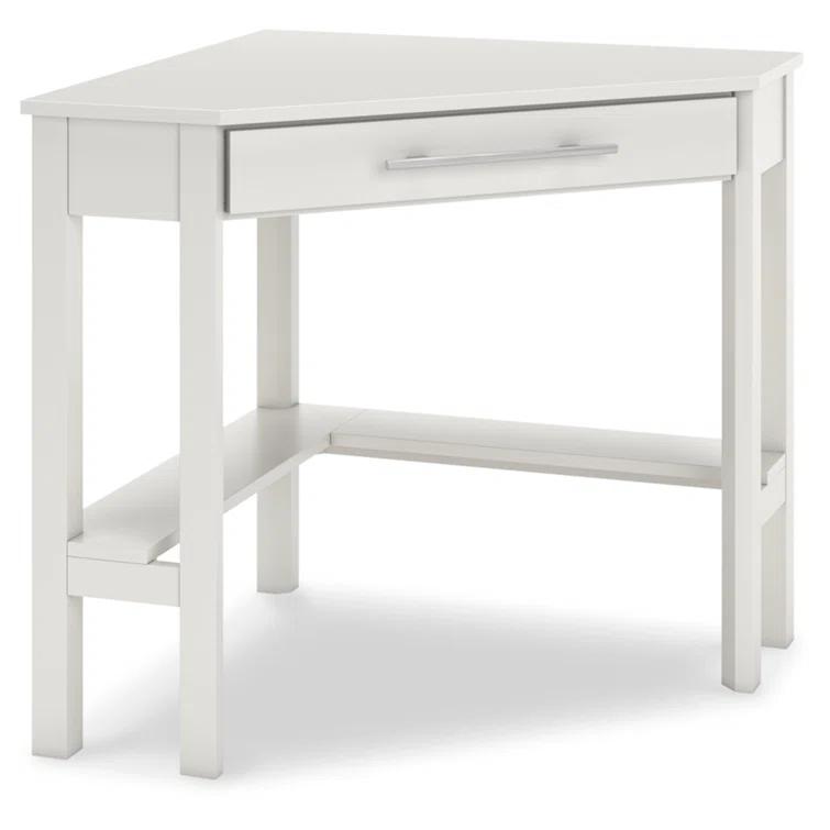 Keyiona Corner Solid Wood Base Writing Desk