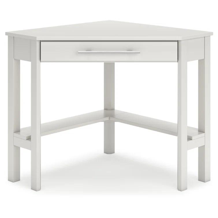 Keyiona Corner Solid Wood Base Writing Desk