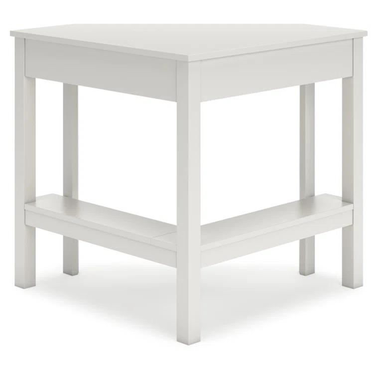 Keyiona Corner Solid Wood Base Writing Desk