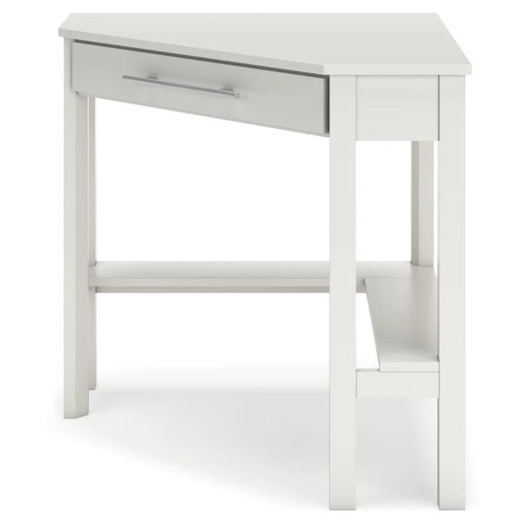 Keyiona Corner Solid Wood Base Writing Desk